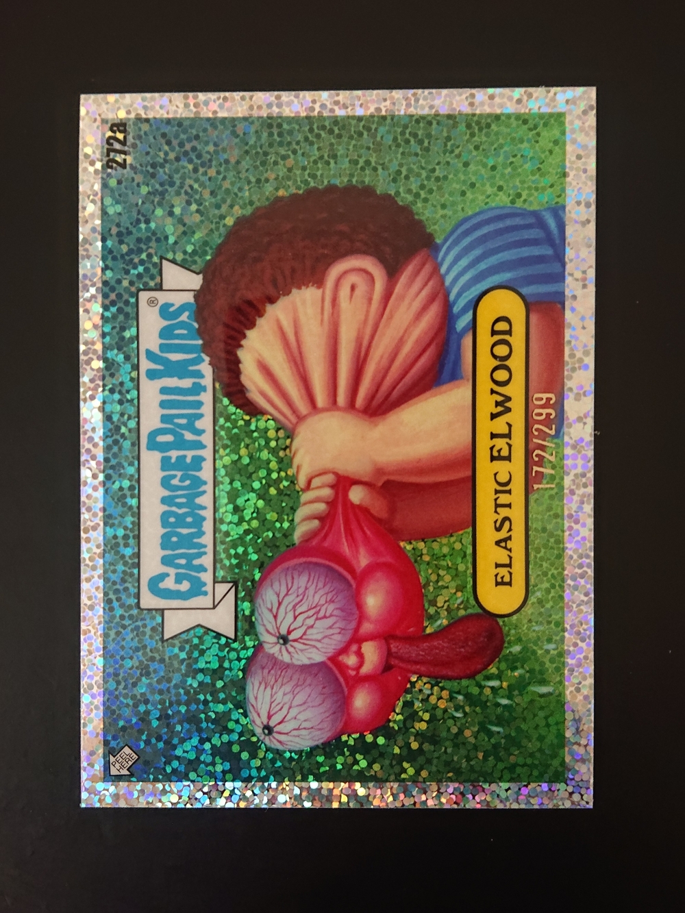 2024 Topps GPK Garbage Pail Kids Chrome 7 - Elastic Elwood (272a) Sparkle /299